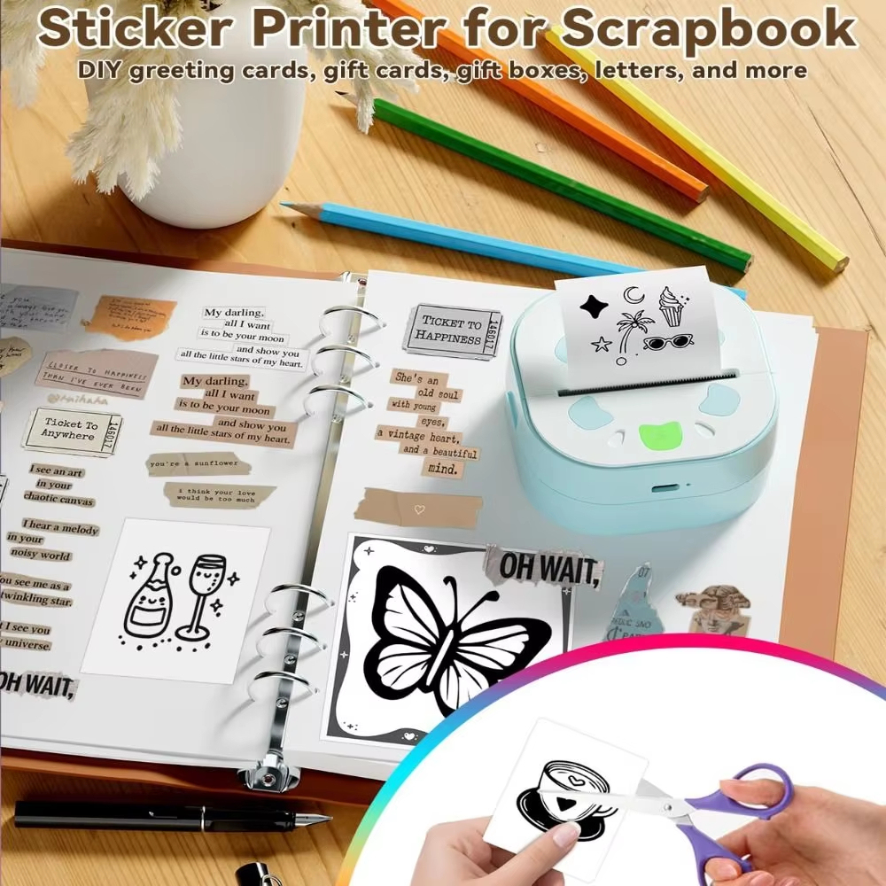 Jumon Mini Thermal Label & Sticker Printer 20mm/s Speed for 203dpi for Android/iOS Study Notes & 57mm Photo Printing in Stock China Infant Baby Toys Manufacturers, Suppliers