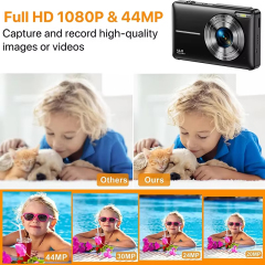 Jumon Digital kids Camera with 16x Zoom Compact Cameras 1080P 44MP Children Cameras for Beginner Photography China Infant Baby Toys Manufacturers, Suppliers
