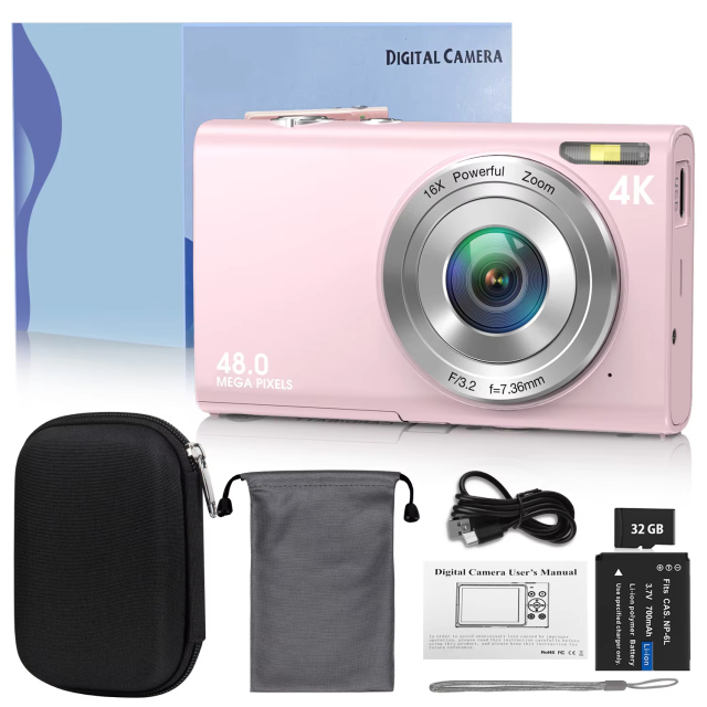 Jumon Portable Digital Camera Max 48 Mega Pixels with 2.88'' IPS Screen and 16x Digital Zoom Compact Camera China Infant Baby Toys Manufacturers, Suppliers