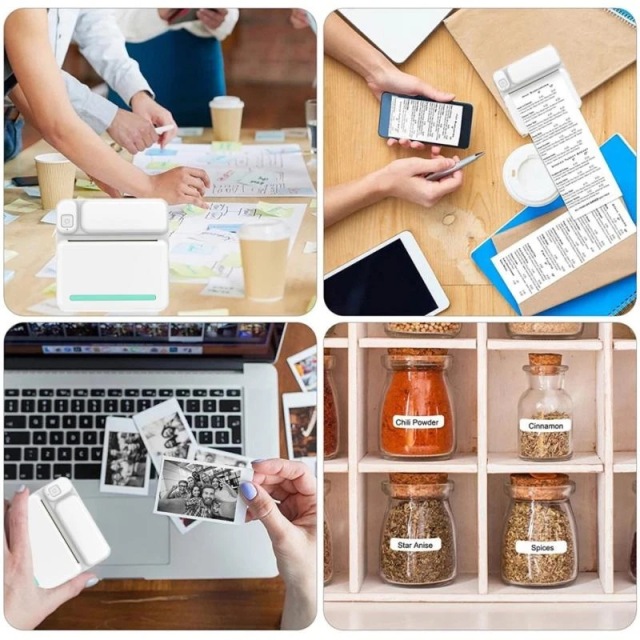 Jumon Factory Portable Printer Mini Pocket Photo Stickers Inkless Printing Mini Printer for Sticker Label China Infant Baby Toys Manufacturers, Suppliers