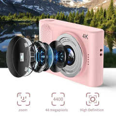 Jumon HD Kids Camera for Student 44MP Pixel 4k Clear Video Dual High Definition Selfie Camera 2.4 4K Children Digital Camera China Infant Baby Toys Manufacturers, Suppliers