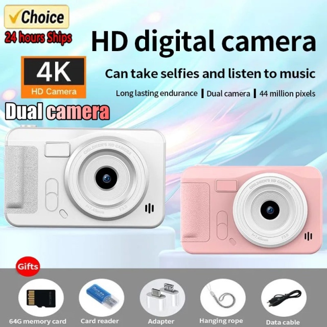 Jumon 4K Kids Camera 44 Megapixels High-Definition Travel Selfie Camera Entry-Level Small Students Photography Vlog Camera China Infant Baby Toys Manufacturers, Suppliers