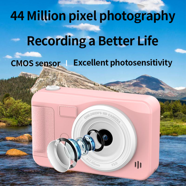 Jumon 4K Kids Camera 44 Megapixels High-Definition Travel Selfie Camera Entry-Level Small Students Photography Vlog Camera China Infant Baby Toys Manufacturers, Suppliers
