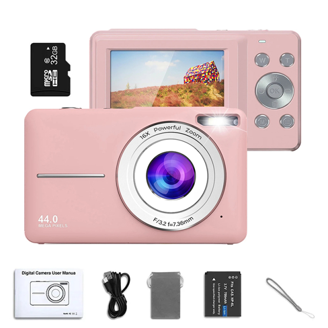 Jumon Digital kids Camera with 16x Zoom Compact Cameras 1080P 44MP Children Cameras for Beginner Photography China Infant Baby Toys Manufacturers, Suppliers