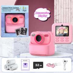 Jumon Kids Camera Instant 1080P HD Dual Lens Selfie Digital Camera for Girls Boys Christmas Birthday Gifts Toys China Infant Baby Toys Manufacturers, Suppliers