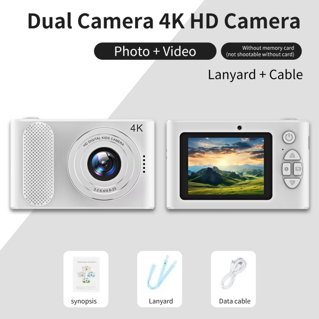 Jumon HD Kids Camera for Student 44MP Pixel 4k Clear Video Dual High Definition Selfie Camera 2.4 4K Children Digital Camera China Infant Baby Toys Manufacturers, Suppliers