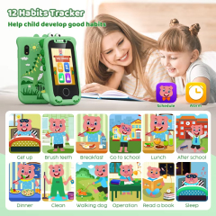 Jumon Kids Smart Toy Phone Toddler Touchscreen Game Phone MP3 Music Player with Dual Camera for Girl Boy China Infant Baby Toys Manufacturers, Suppliers