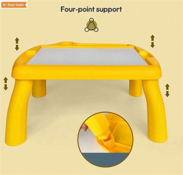 Jumon 2 in 1 Drawing Board Toy Projector Draw Pad Painting Children Writing Tablet Chairs Projector Art Drawing Graphics Table China Infant Baby Toys Manufacturers, Suppliers