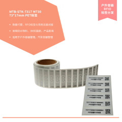 RFID 73*17mm PET标签
