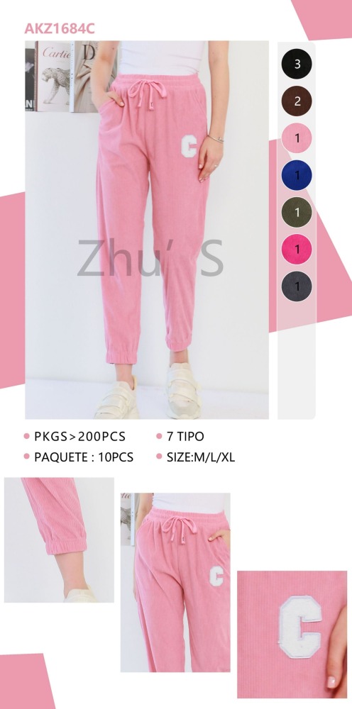 (AKZ1684C)Pantalones