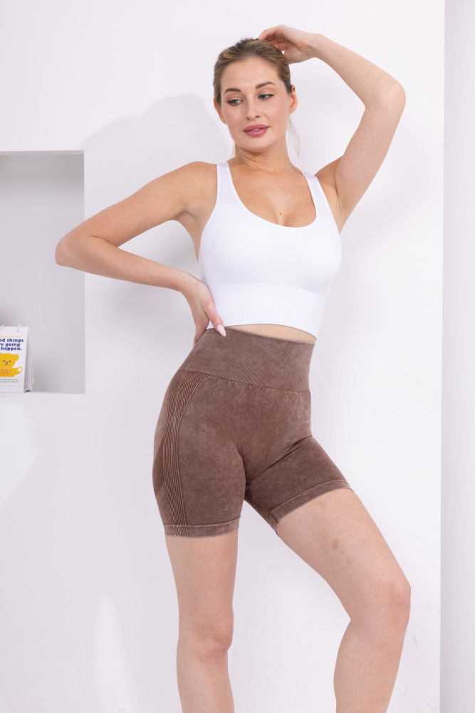 Workout Short for Women High Waist Seamless Bodycon Running Yoga Scrunch Butt Lifting Biker Shorts