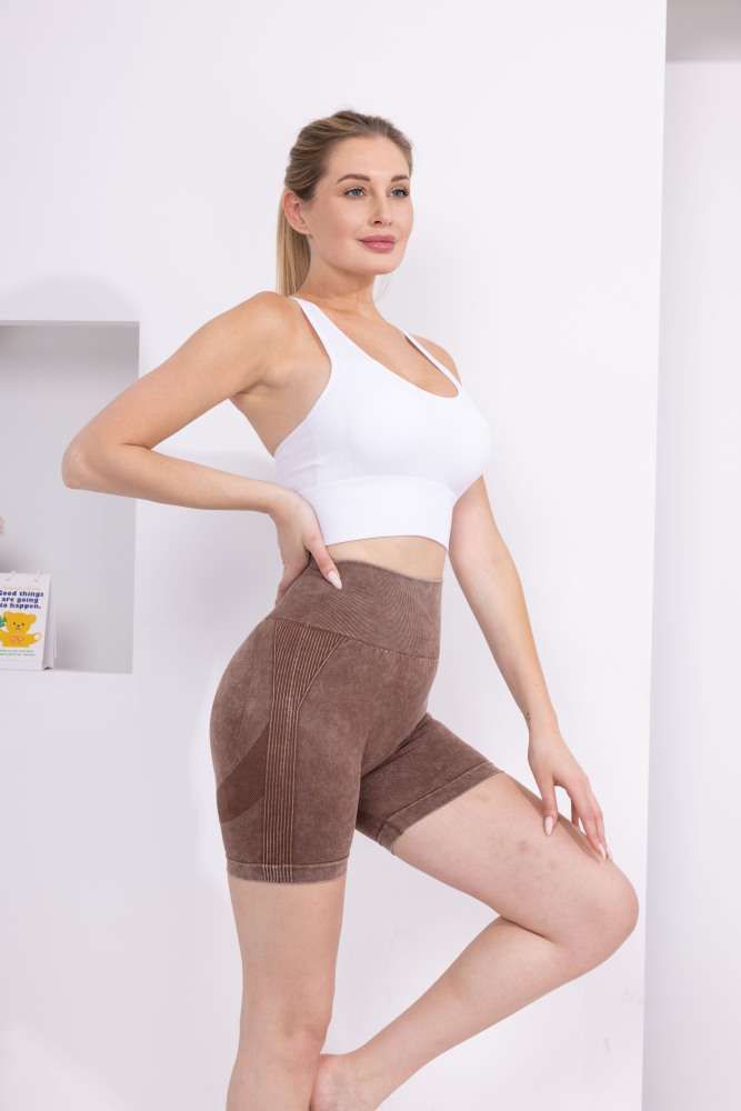 Workout Short for Women High Waist Seamless Bodycon Running Yoga Scrunch Butt Lifting Biker Shorts