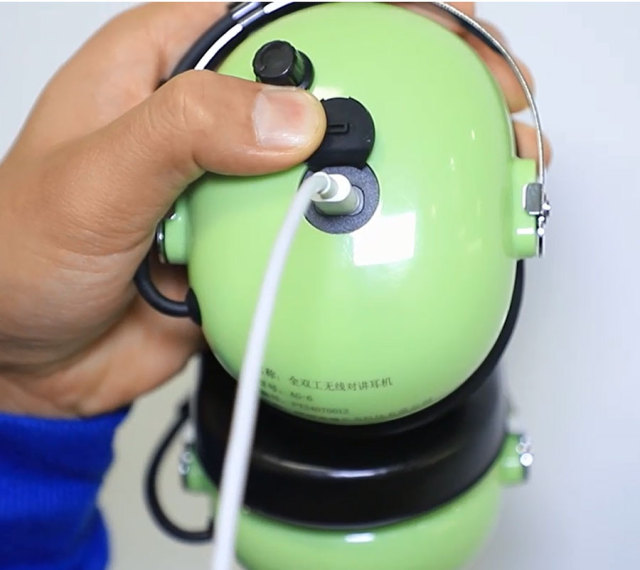 AG-6 Power-Time Full-Duplex Communication Headset Noise-Canceling