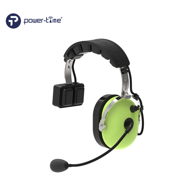 AG-6 Power-Time Full-Duplex Communication Headset Noise-Canceling