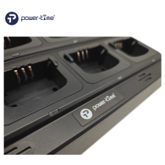 8-Way Rapid Multi-Unit Charger for a variety of two-way radios– Compatible with Li-Ion & Ni-MH Batteries