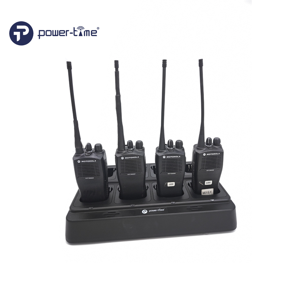 8-Way Rapid Multi-Unit Charger for a variety of two-way radios– Compatible with Li-Ion & Ni-MH Batteries