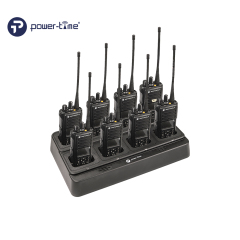 8-Way Rapid Multi-Unit Charger for a variety of two-way radios– Compatible with Li-Ion & Ni-MH Batteries