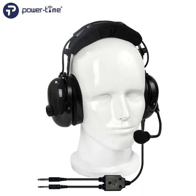 AG-1 Ultra-Light Carbon Fiber Aviation Headset for Fix Wing