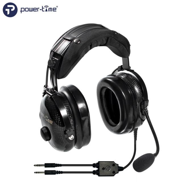 AG-1 Ultra-Light Carbon Fiber Aviation Headset for Fix Wing