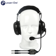 AG-1 Ultra-Light Carbon Fiber Aviation Headset for Fix Wing