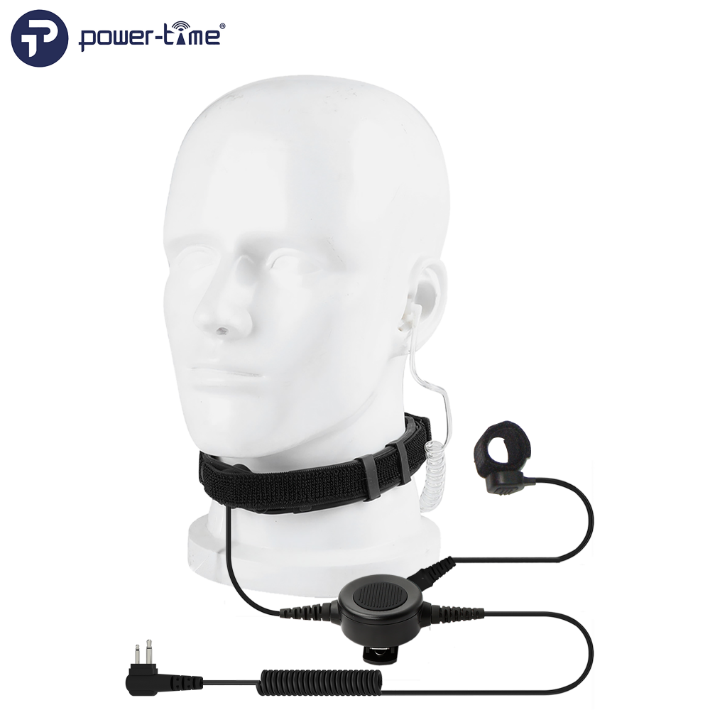 PTE-796S Throat Microphone With Finger Style PTT for Public Safety