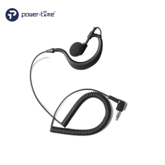 PTE-110L Simply style G shape listen only earphone