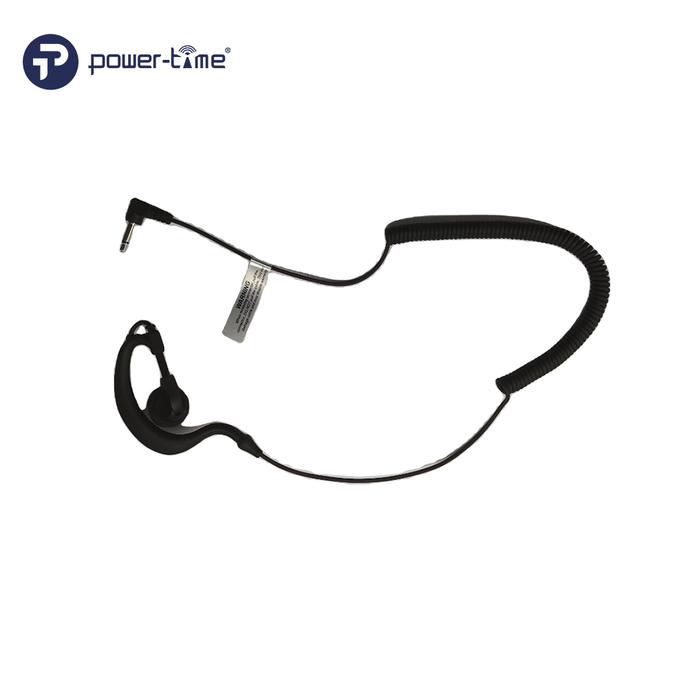 PTE-110L Simply style G shape listen only earphone