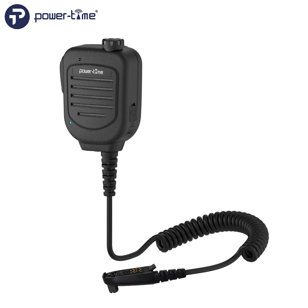 PTE-1314 Rugged Handheld Speaker Microphone with Built-in Battery for POC Radios