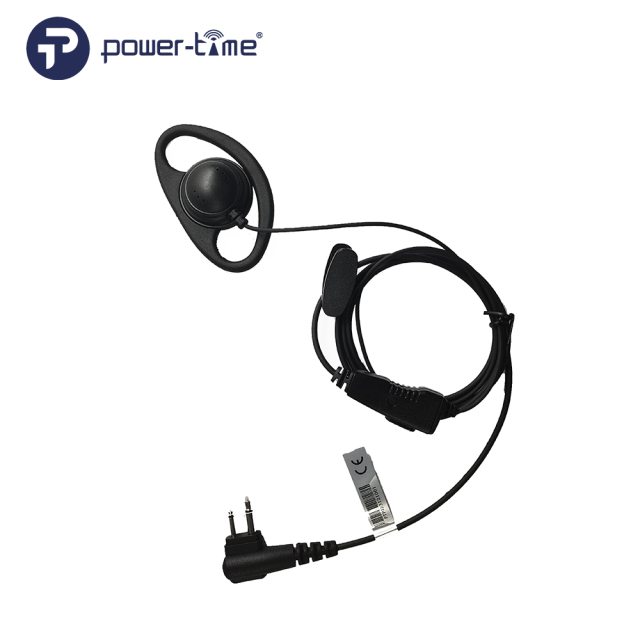 PTE-160N D shape earhook handfree earphone