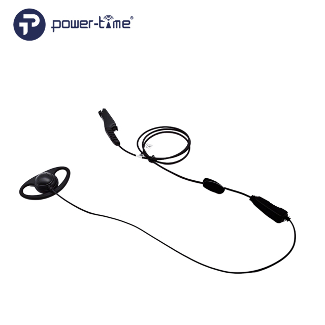 PTE-160N D shape earhook handfree earphone