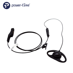 PTE-160N D shape earhook handfree earphone