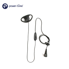 PTE-160N D shape earhook handfree earphone