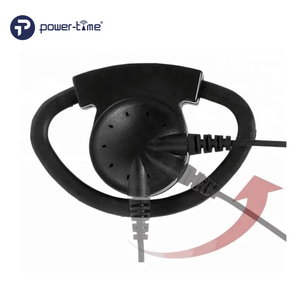 PTE-180 Patent D-Shape Adjustable Earhook Earpiece