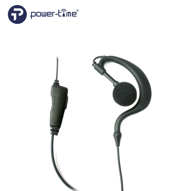 PTE-300N Earhook Earpiece – Kevlar Reinforced with PTT
