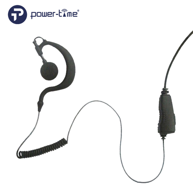 PTE-300N Earhook Earpiece – Kevlar Reinforced with PTT