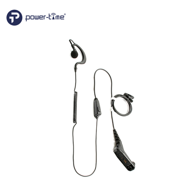 PTE-300N Earhook Earpiece – Kevlar Reinforced with PTT