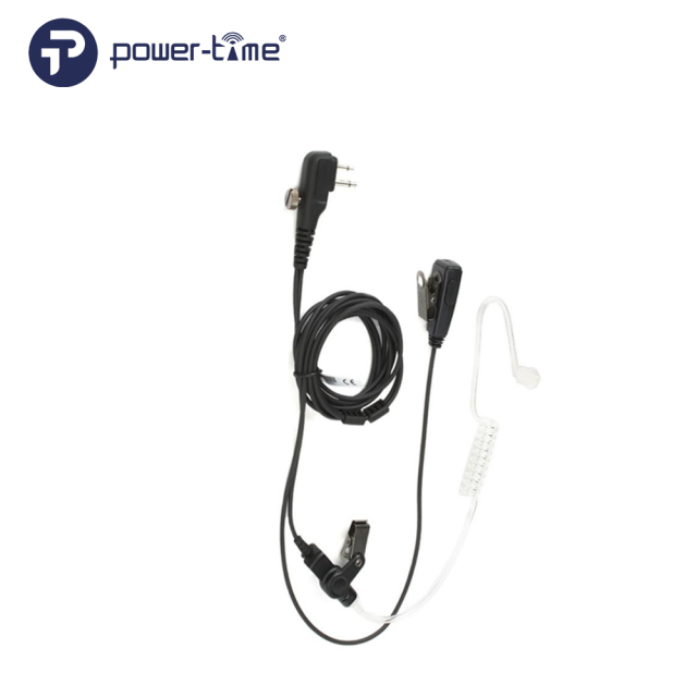 PTE-850 Secret acoustic tube 2 wired spy earpiece for walkie talkie