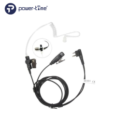 PTE-850 Secret acoustic tube 2 wired spy earpiece for walkie talkie