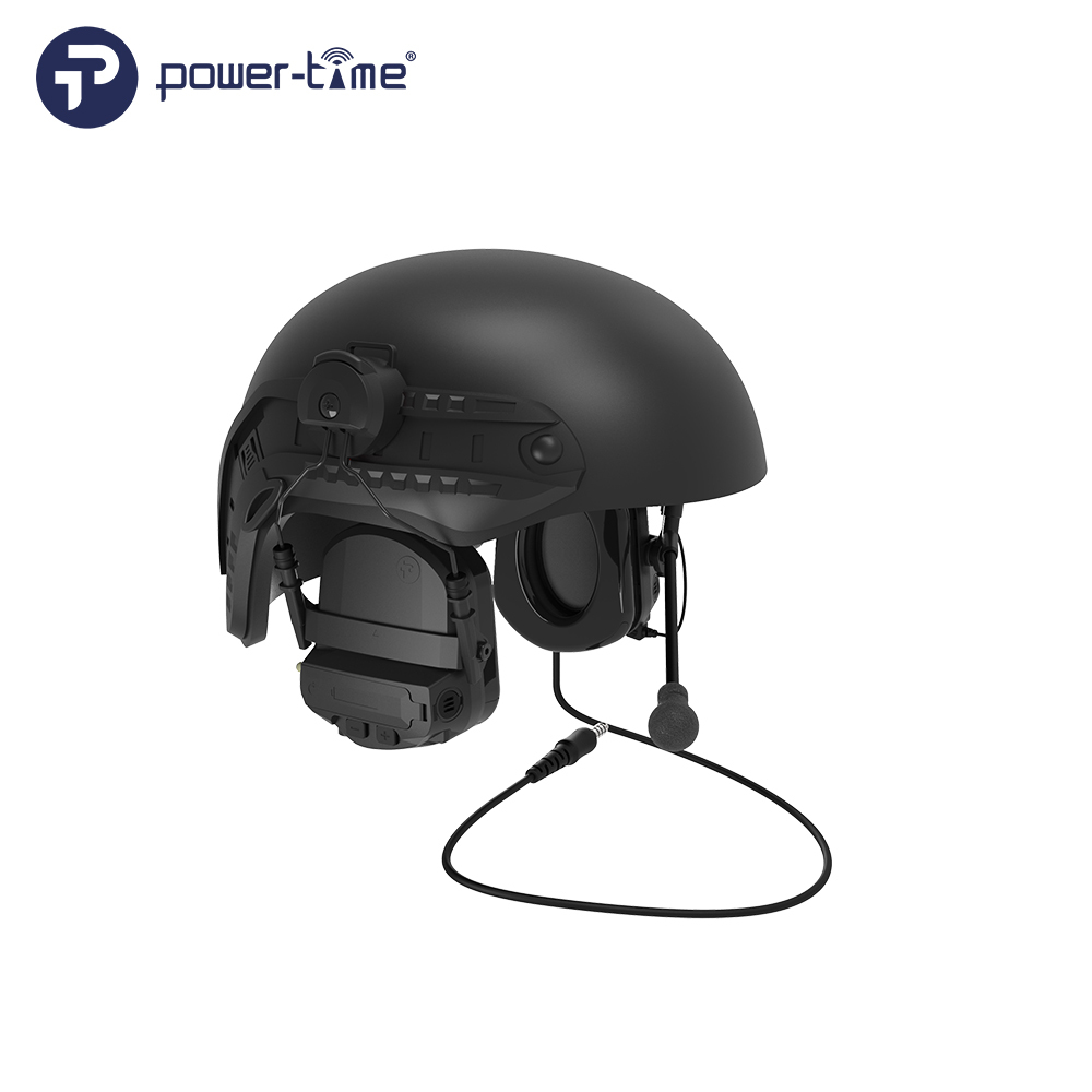 DF-8FAST Helmet-Mounted Tactical Headset for FAST Rail Helmet