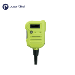 PTE-1313PLUS Amplified Speaker Microphone with Dual PTT and Headset Support for Two-Way Radios