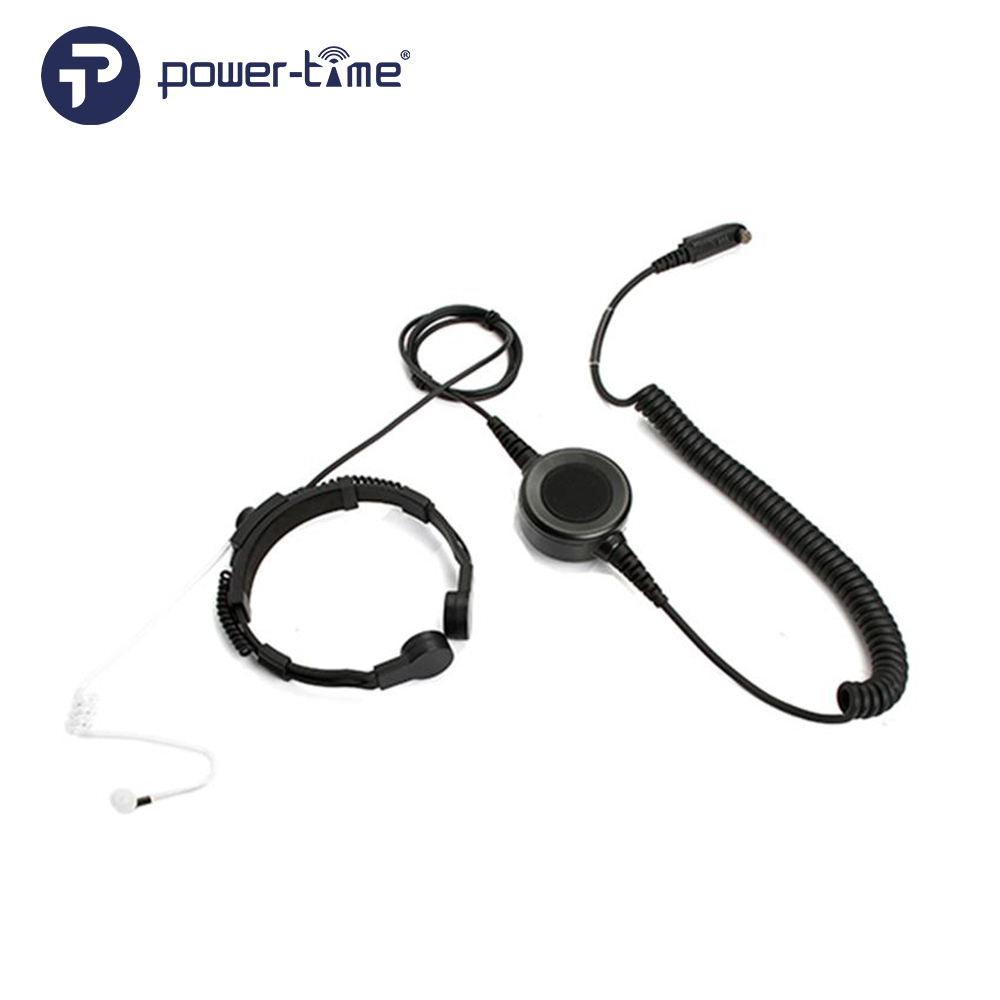 Tactical Throat Mic Headset – Bone Conduction & Big Round PTT