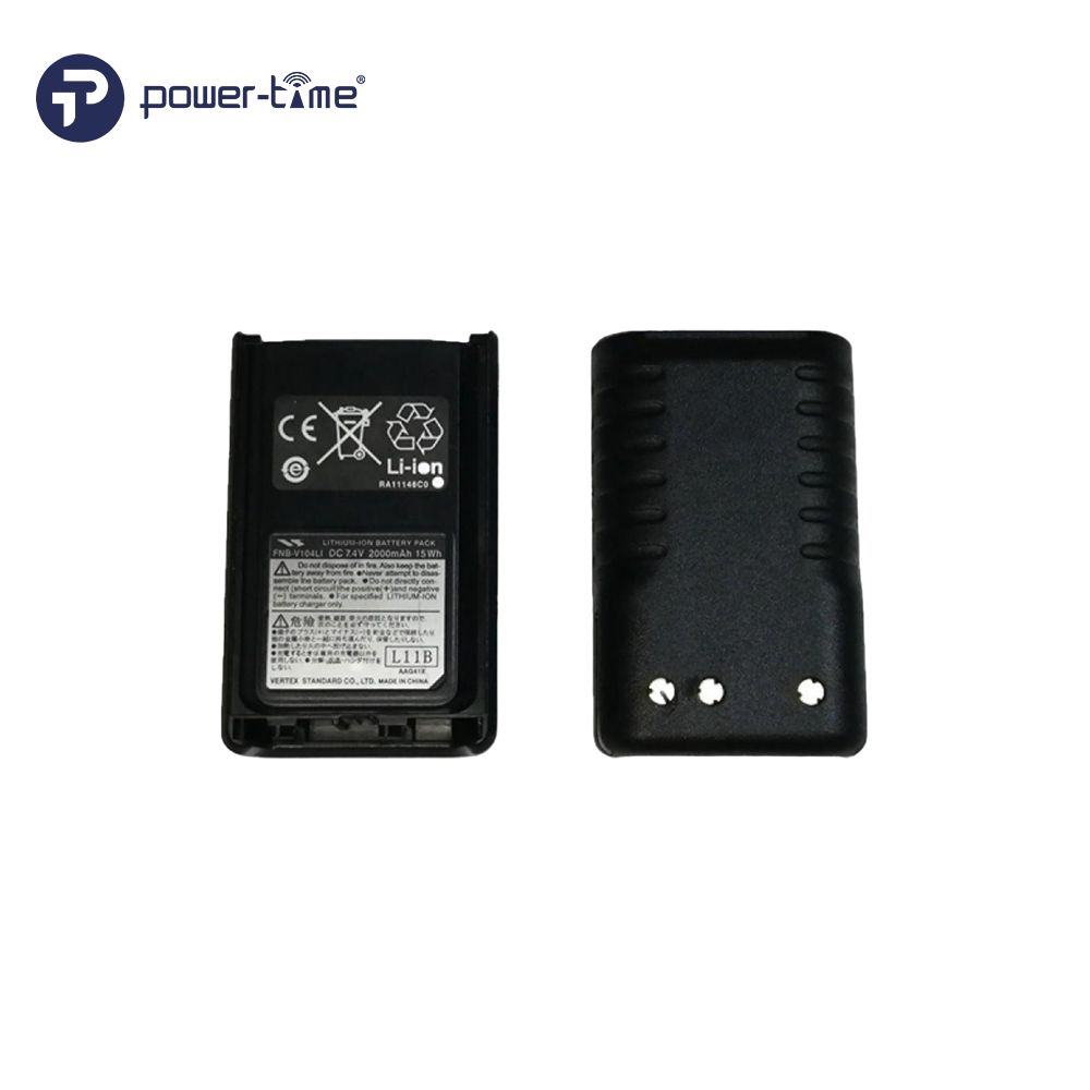 PTO-V104L Replacement  Li-ion Battery for Vertex FNB-V104LI Compatible with VX-230 / VX-231 / VX-228 Radios