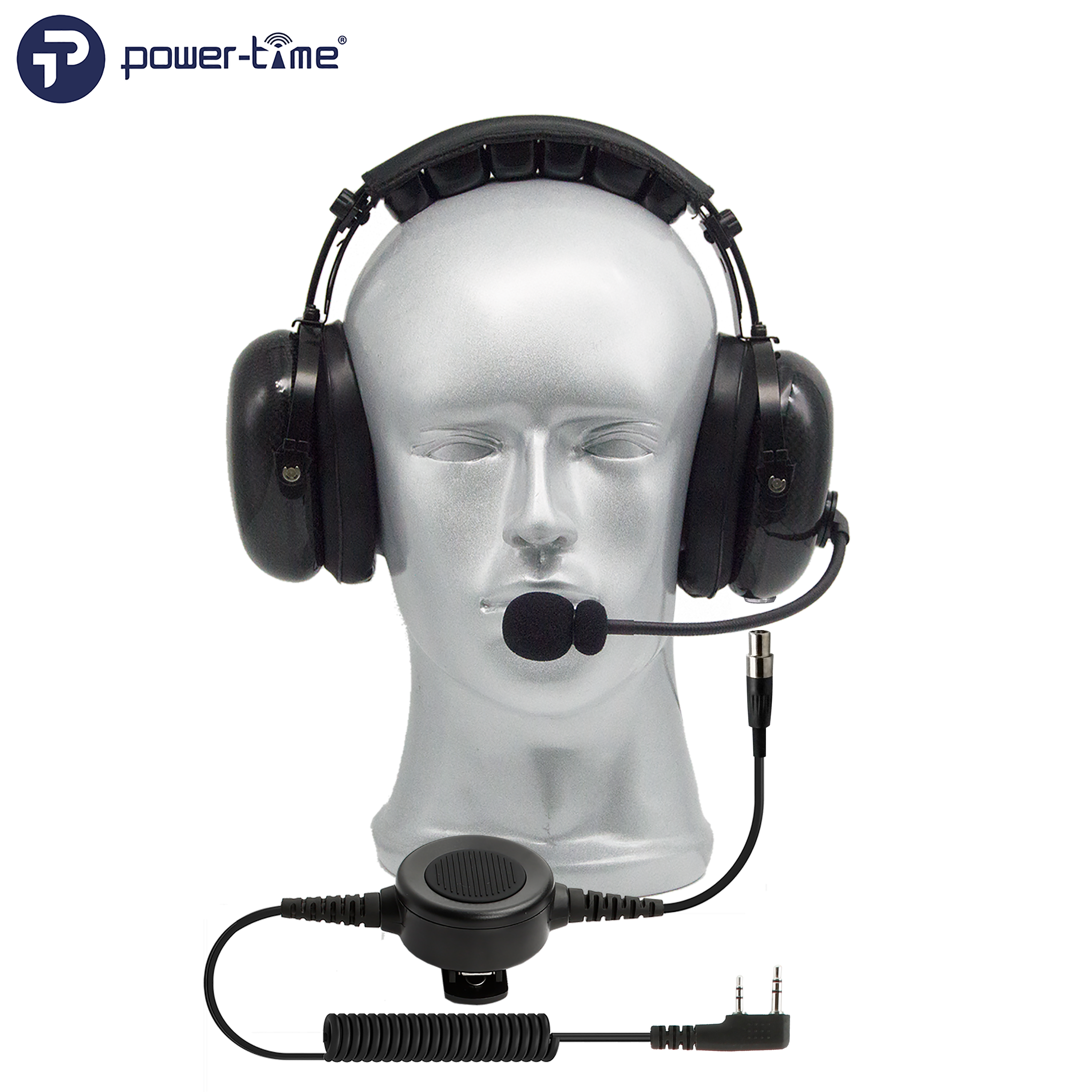 AG-3BD Heavy-Duty Headset with Quick-Release PTT Cable