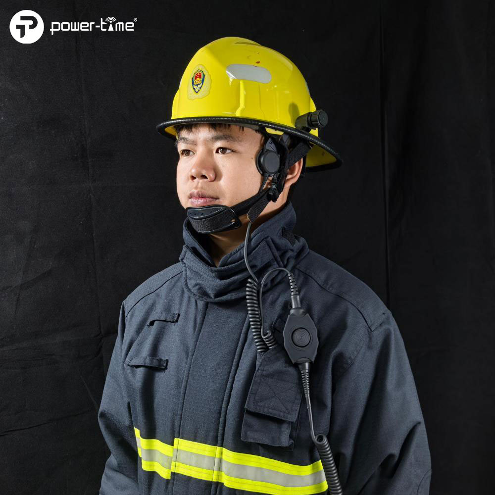 PTE-129F ATEX bone conduction headset for firefighter