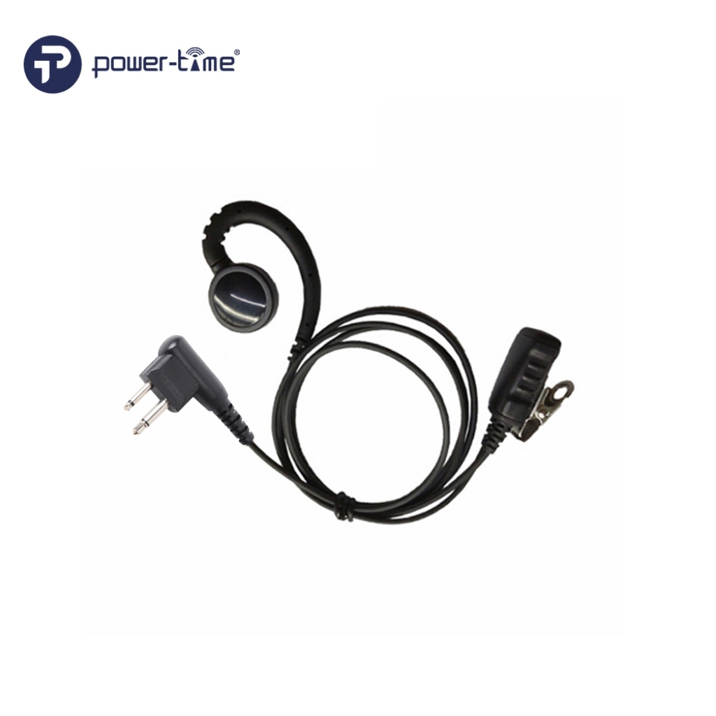 PTE-300M C-Ring Earpiece for Motorola Radios with PTT & Mic