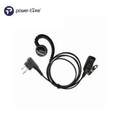 PTE-300M C-Ring Earpiece for Motorola Radios with PTT & Mic