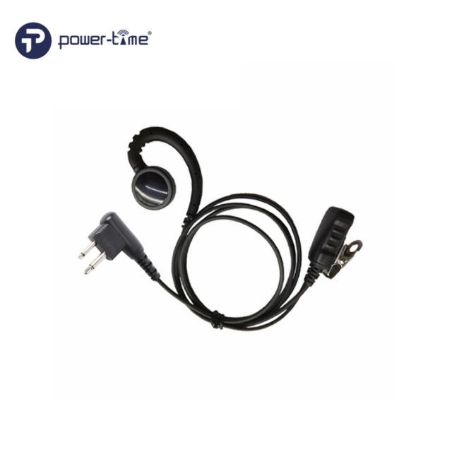 PTE-300M C-Ring Earpiece for Motorola Radios with PTT & Mic