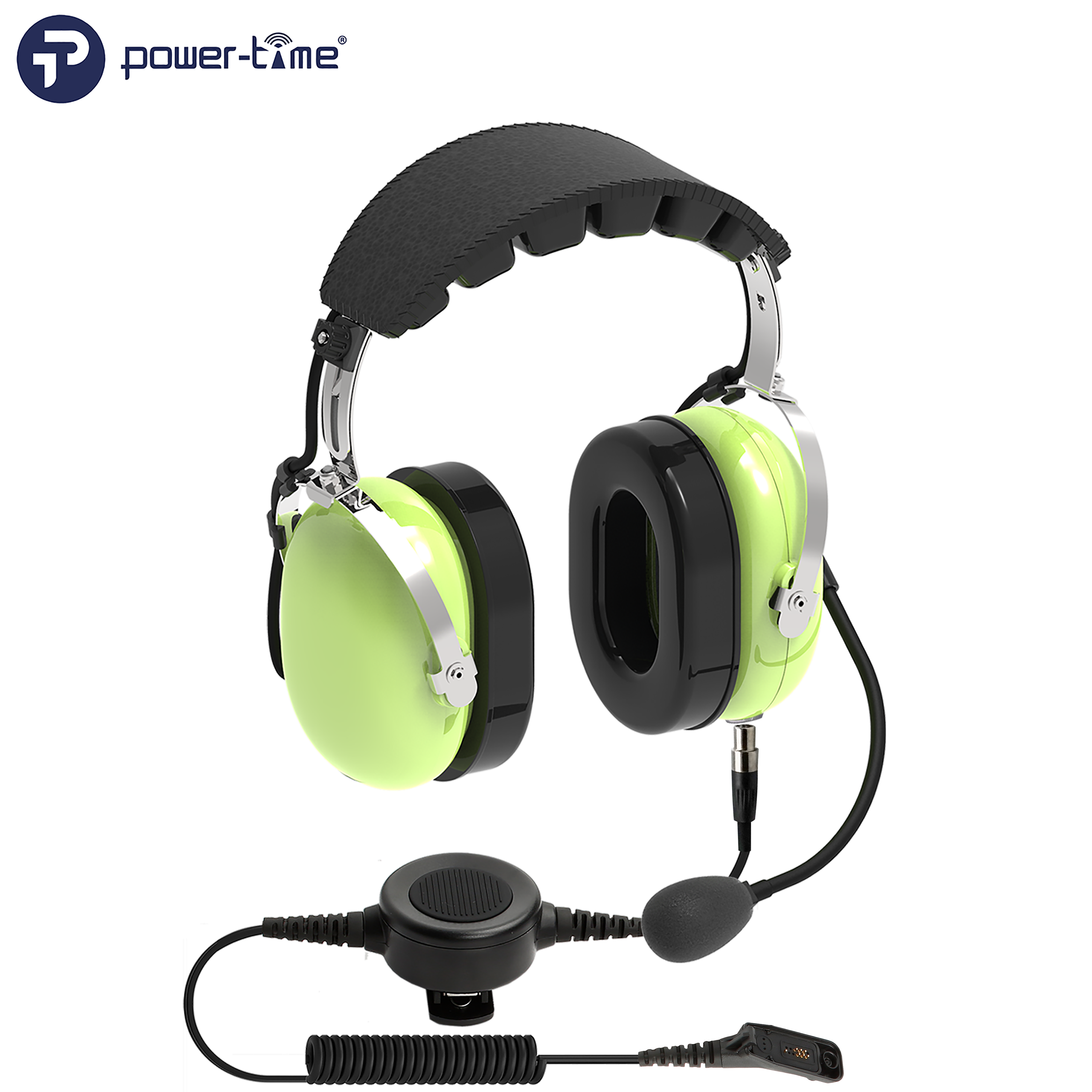 AG-11BD Over-Head Noise-Cancelling Headset with Quick-Release Detachable PTT Cable