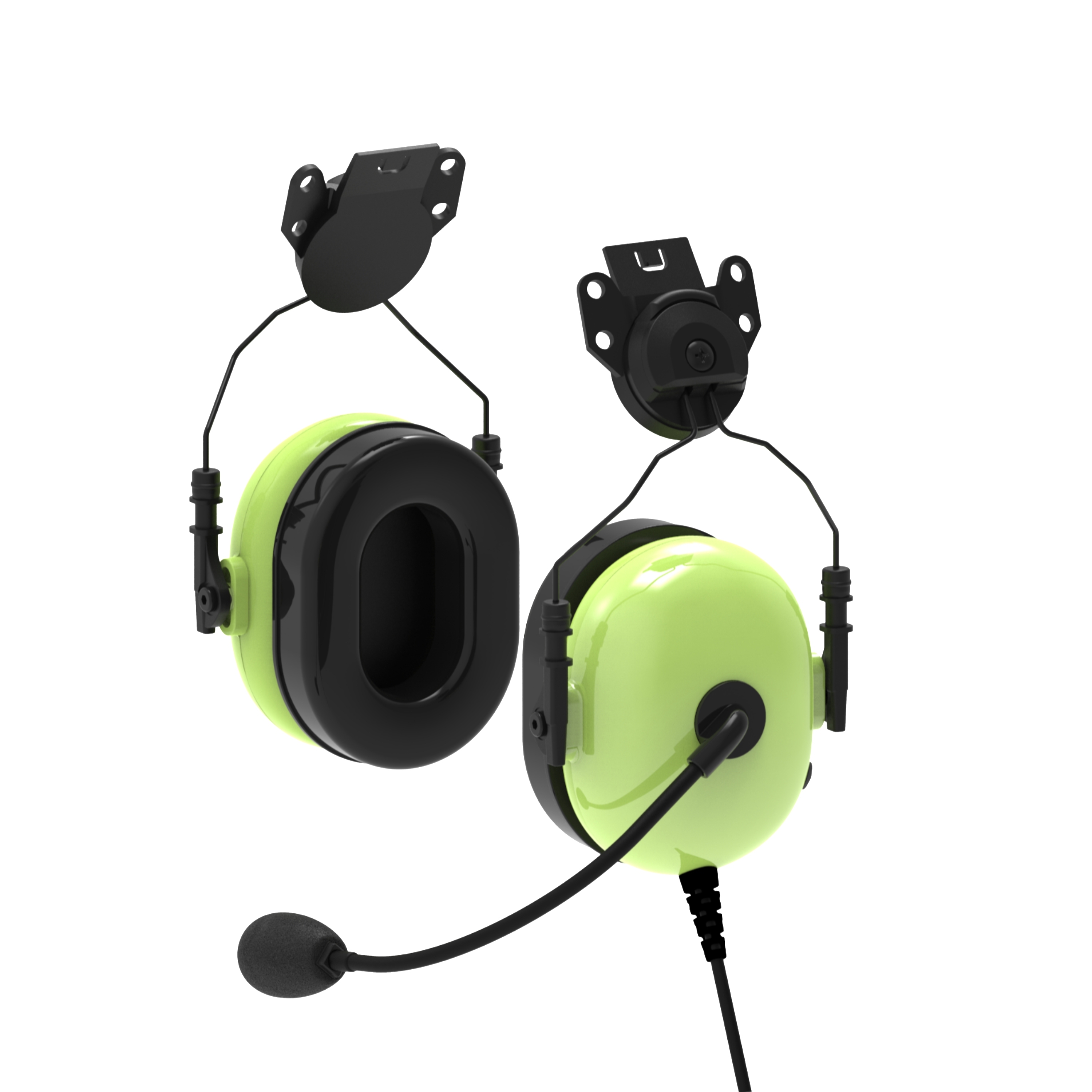 AG-11G Helmet-Mounted Industial Headset with 28dB Noise Reduction