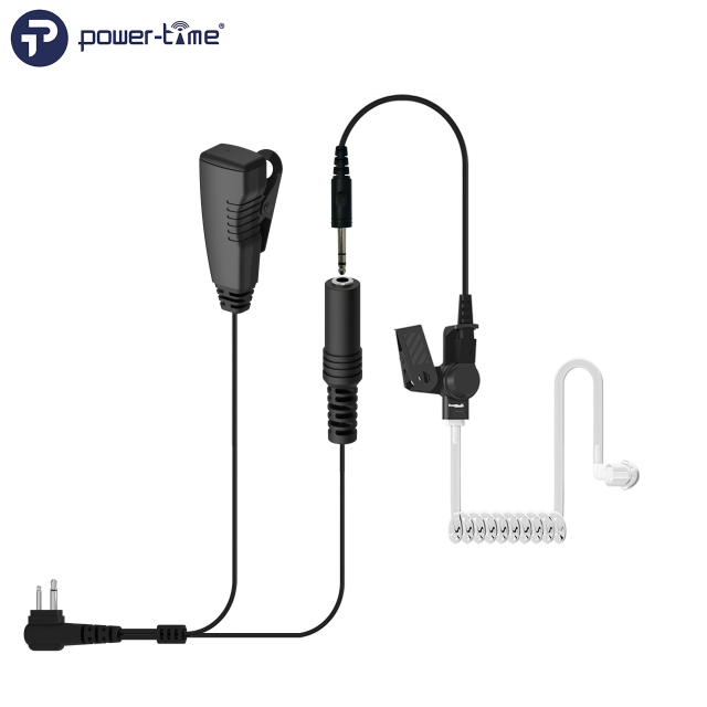 PTE-851N Flexible Surveillance Earpiece with Interchangeable Listen-Only Earpiece